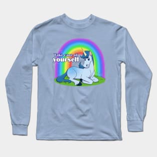 Uni Unicorn - Take Care of Yourself Long Sleeve T-Shirt